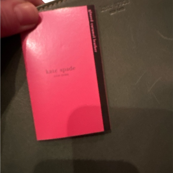 Vintage 90s Kate Spade Green Leather Tote - Picture 9 of 9